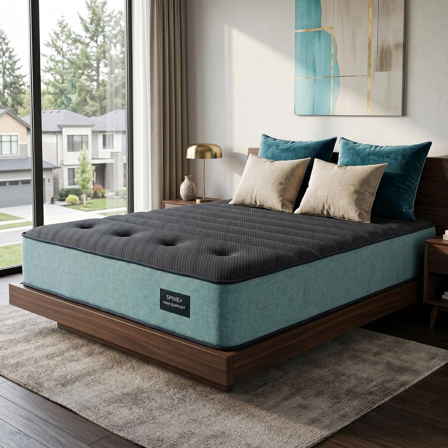 Memory Foam Mattress In A Box Queen - Materasso Queen Extra Rigido da 12