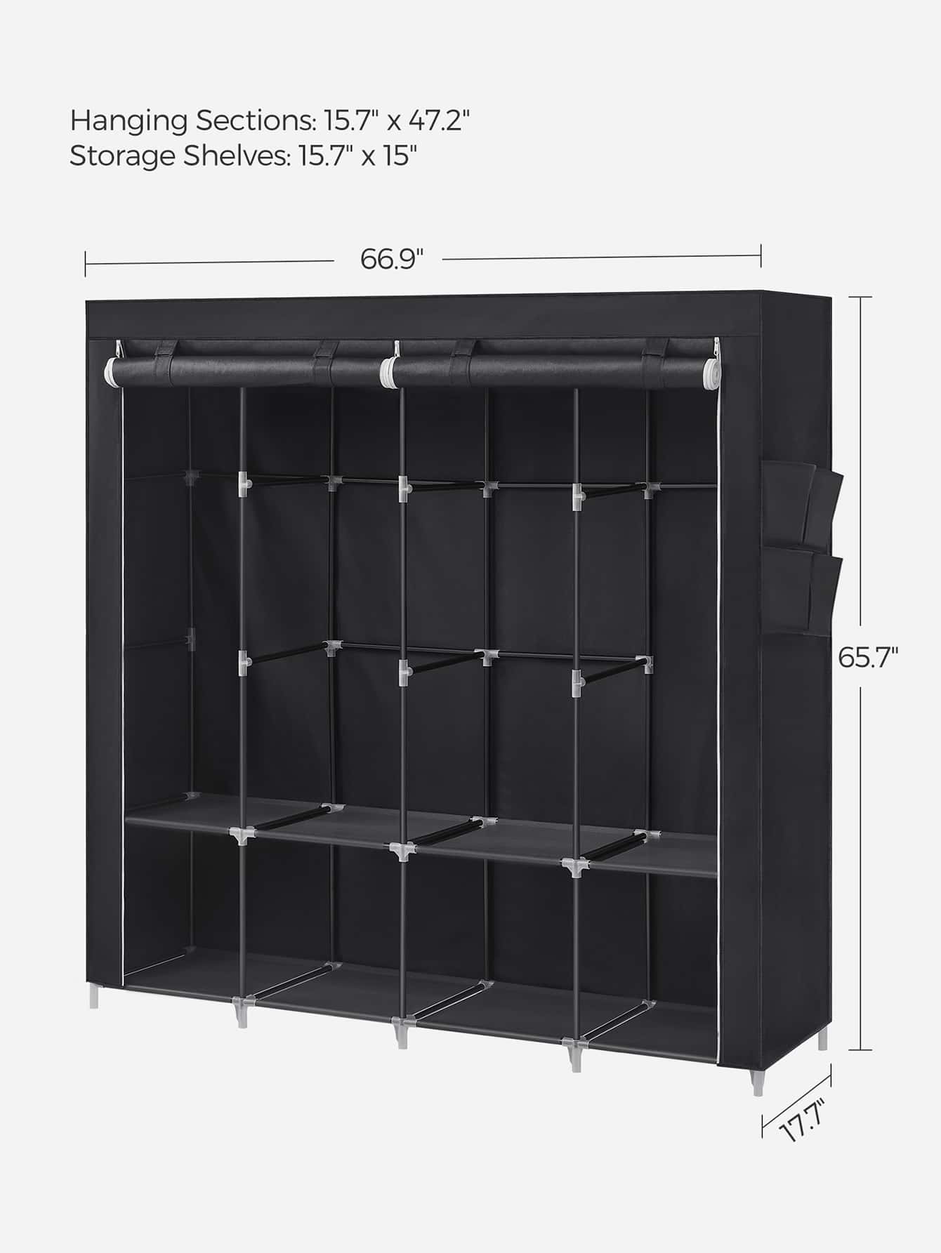 Armadio portatile, sistema di  - Wardrobe Closet Portable Fabric Cover recensione e prezzo