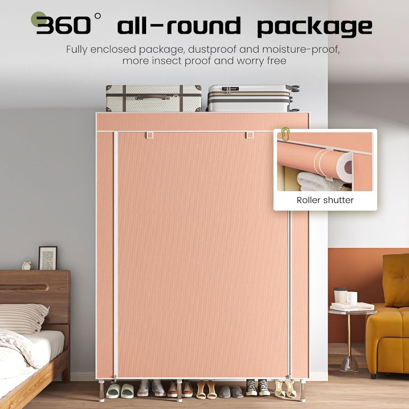 Armadio portatile, armadio ind - Wardrobe Closet Portable Fabric Cover recensione e prezzo