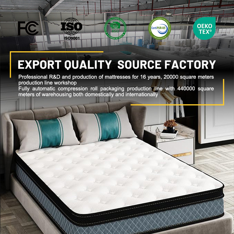 Materasso Ibrido di Lusso Euro - Memory Foam Mattress In A Box Queen recensione e prezzo