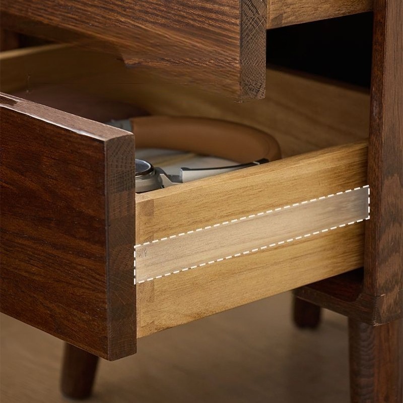 Comodini in legno Comodini vin - Solid Wood Nightstand 2 Drawers recensione e prezzo