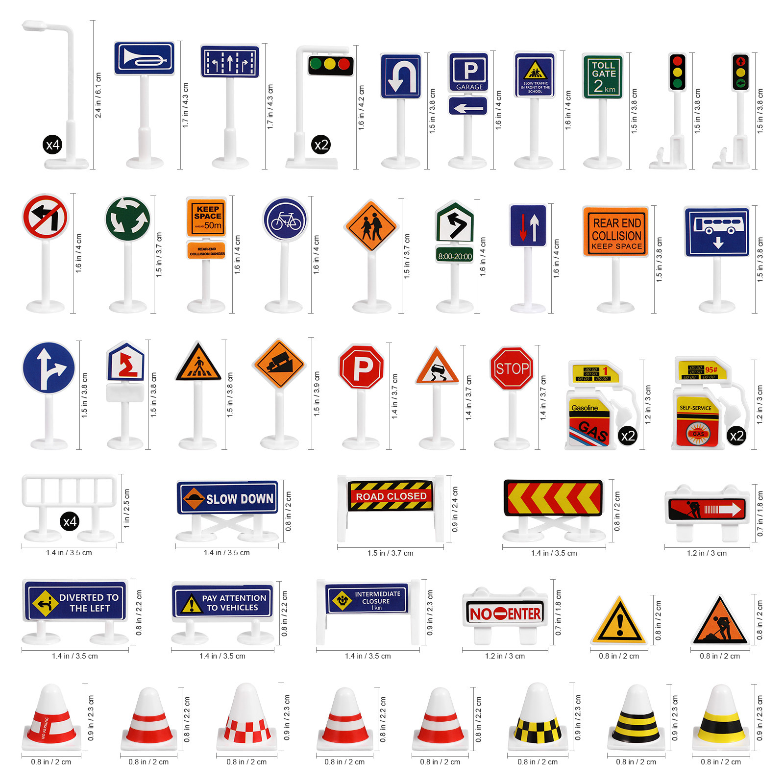 Set di 56 Segnali Stradali Fai - Tables recensione e prezzo
