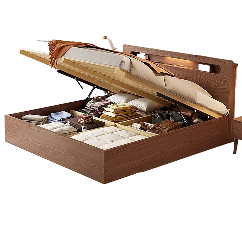 Letto matrimoniale moderno in  - Gas Lift Storage Bed Hydraulic recensione e prezzo
