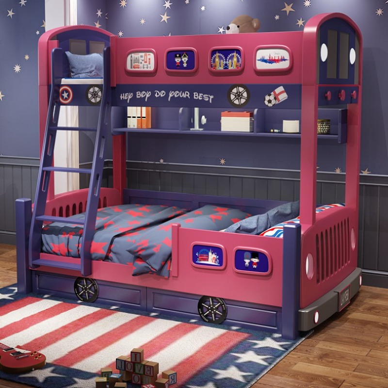 Letto a castello in legno per  - Bunk Bed With Stairs And Slide recensione e prezzo